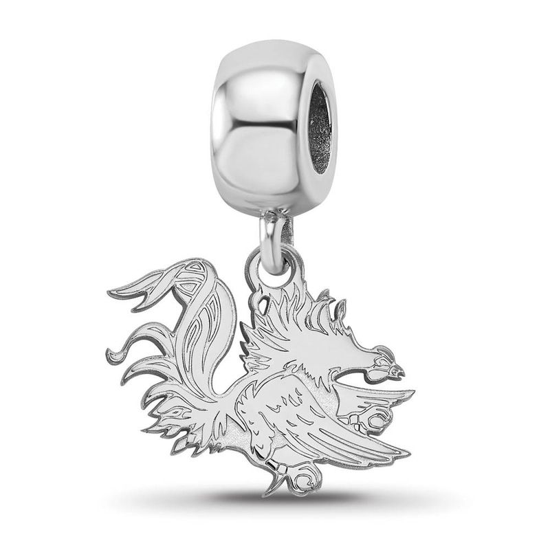 Sterling Silver University Of South Carolina Sm Dangle Bead Charm
